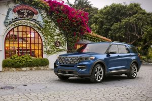 Blue 2020 Ford Explorer