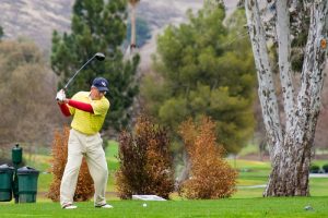 Gentleman Playing Golf