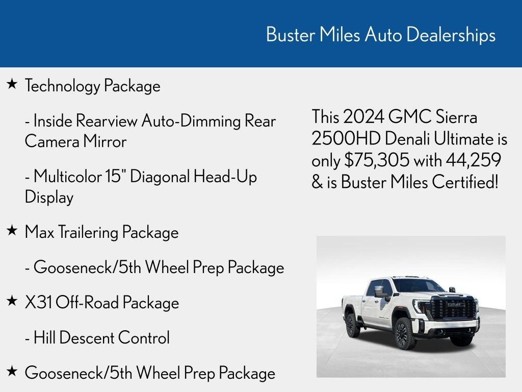 2024 GMC Sierra 2500HD Denali Ultimate